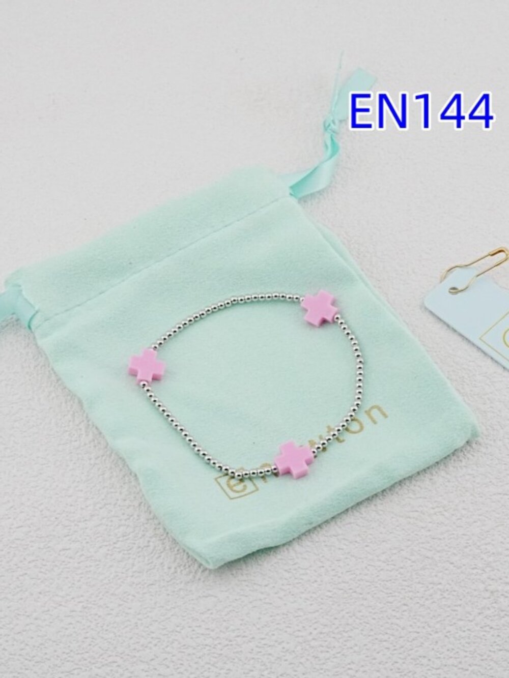 Enewton Gold Bead Cross Bracelet